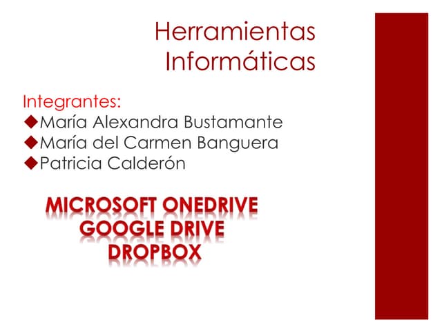 MICROSOFT ONEDRIVE- GOOGLE DRIVE- D...