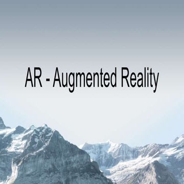 Augmented Reality