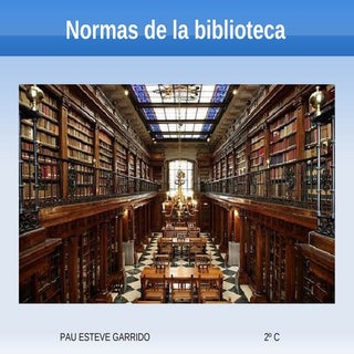 Normas de uso de la biblioteca