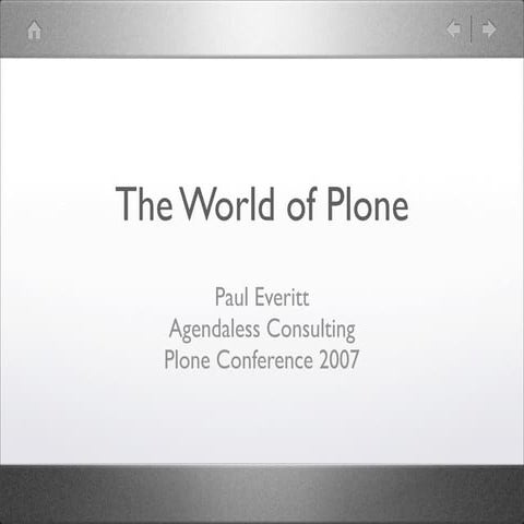 Paul Everitt   Community And Foundation   Plones Past, Present, Future 