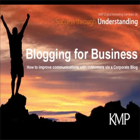 Paul Fabretti Blogging Presentation   11th April 2008