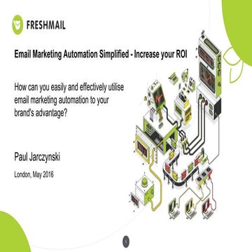 FreshMail Email Marketing Day, London, May 2016