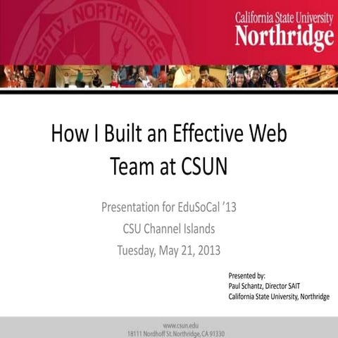 Paul schantz-csuci-web-presentation