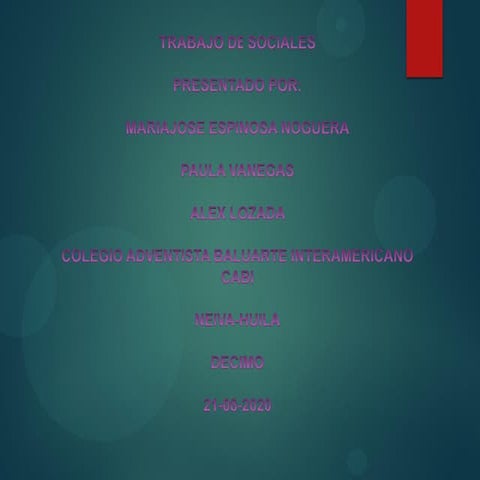 Paula,alex y majo espinosa  sociales.