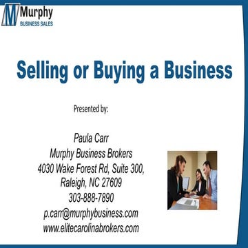 Selling or Buying a Business?