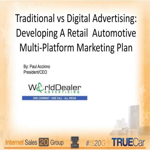 Paul Accinno – Traditional vs Digital Advertising