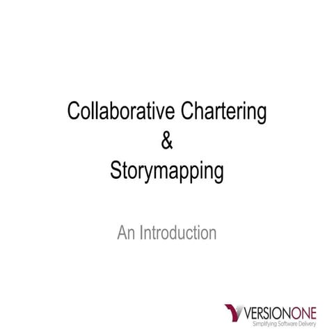Paul and Ian Culling - Introduction to Chartering and Story Mapping