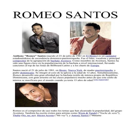 romeo santos