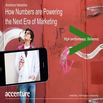 Research Presentation: How Numbers are Powering the Next Era of Marketing