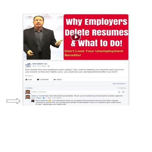 Paul Cameron Comments concerning Denis Curtin