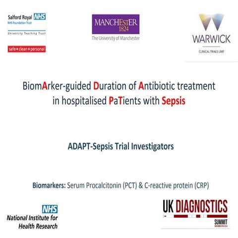 Paul Dark - Biomarker guided duration of antibiotic treatment