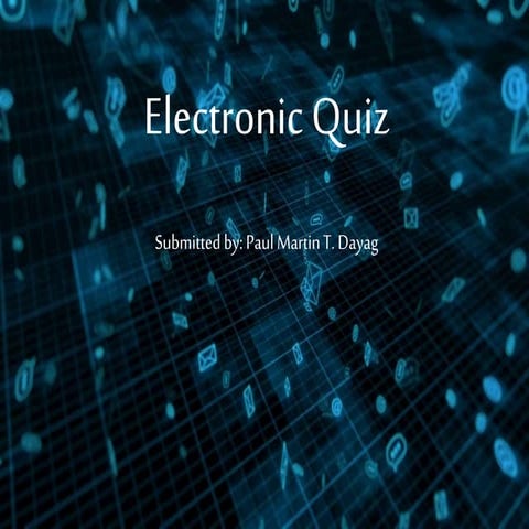 Electronic Quiz in Empowerment Technologies