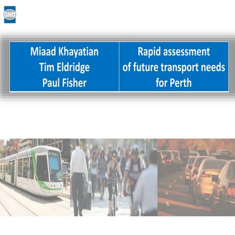 Paul Fisher   Future transport needs of perth