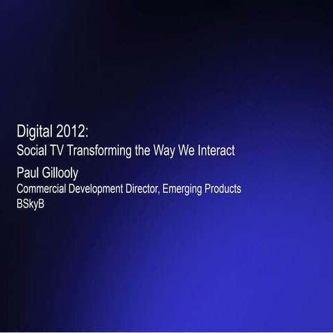 Paul gillooly  bskyb