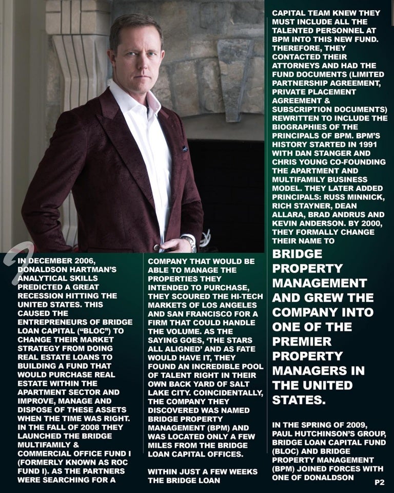 Paul Hutchinson Investor Success Magazine Bridge Investment Group Rev…