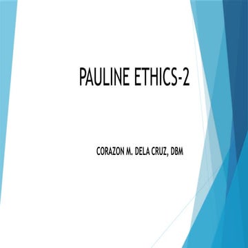 Paulinian Ethics and Values: Mission, Symbols, and Graduate Attributes ...