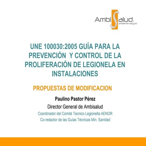NORMA UNE 100030: perspectivas en camino y nuevas regulaciones. | PDF