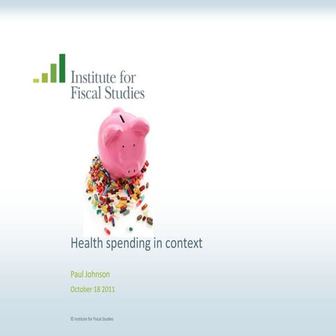 Paul Johnson: Health spending in context