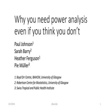 Why you need power analysis