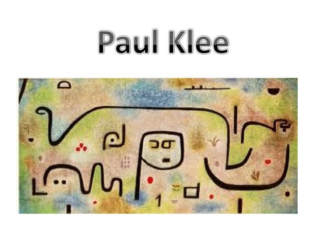 Paul klee apresentação