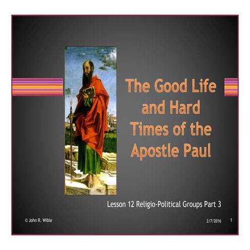 Paul.lesson.12.political.groups.part.3