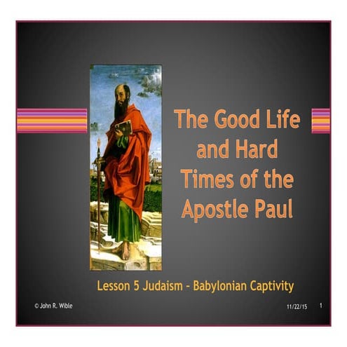 Paul.lesson.5.babylonian.captivity