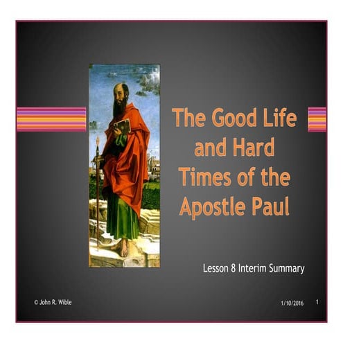 Paul.lesson.8.interim.summary