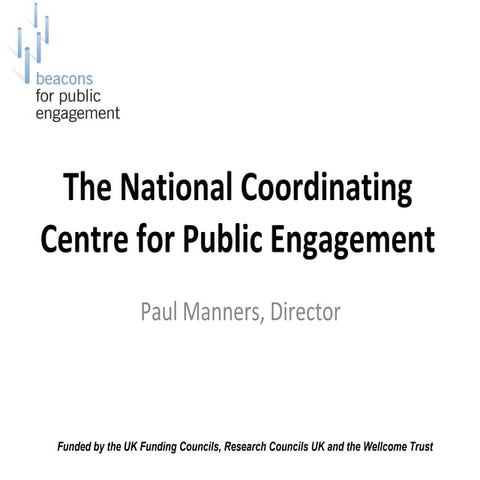 The National Coordinating Centre for Public Engagement