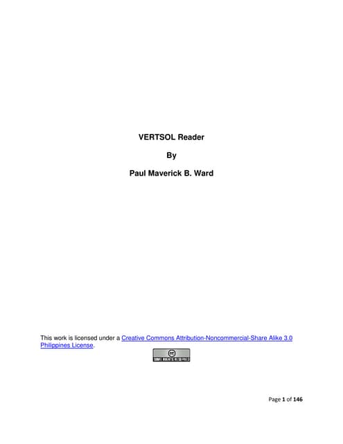 Paul Maverick Ward - VERTSOL Reader