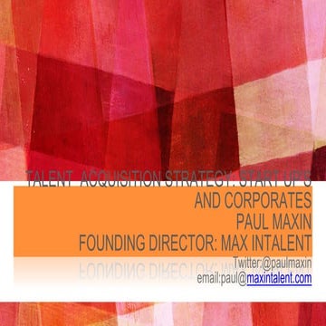 Paul maxin Recruiting at Unilever and Zalando