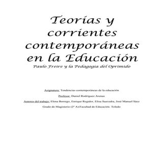 Paulo freire y la pedagogía del opr...