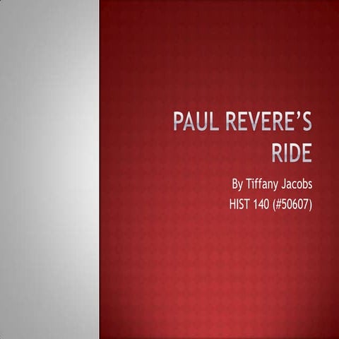 Paul Revere’s Ride