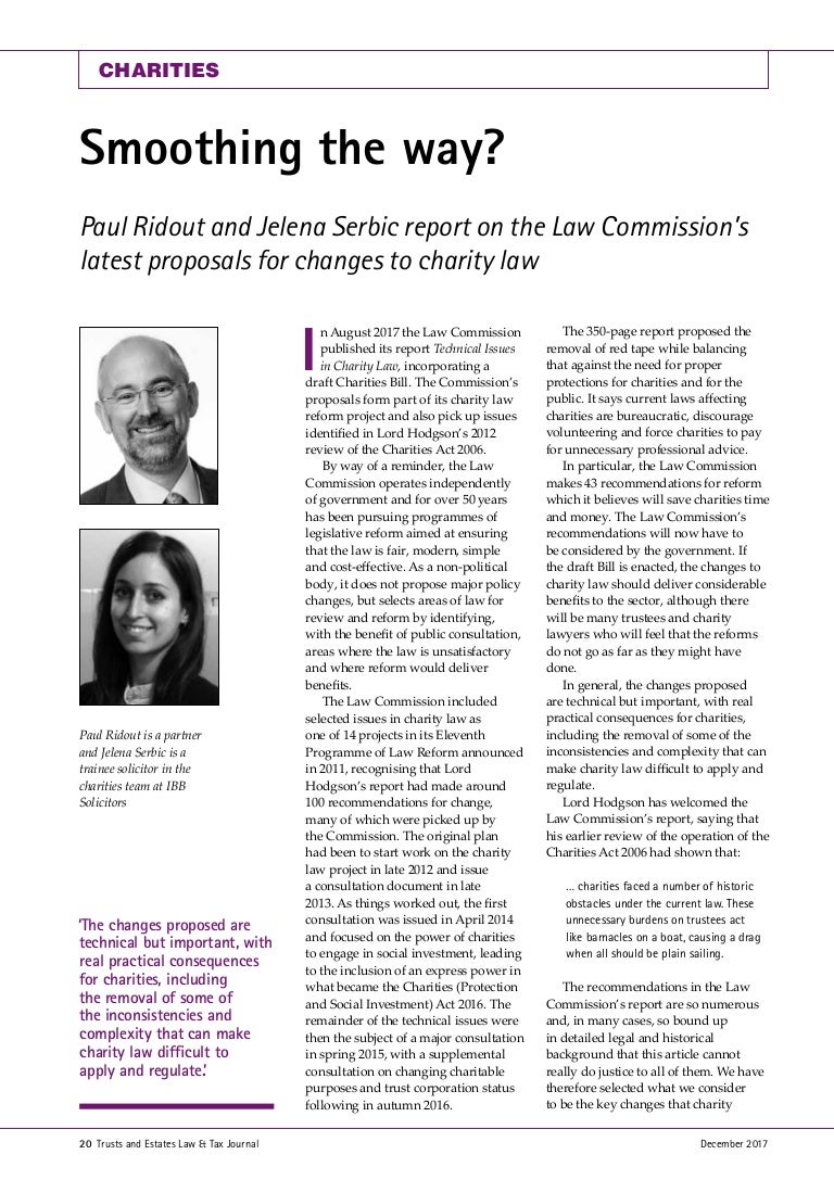 Trust for the relief of poverty picture