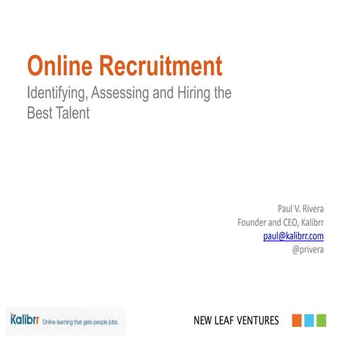 Better Business Brunch: Online Recruitment by Paul Rivera 