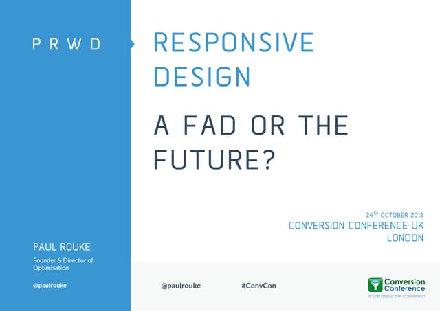 Responsive Website Design for Ecommerce - Guiding Principles - PRWD - Convers...