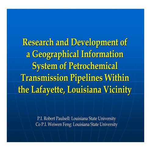Pipeline Mapping - Lafayette, LA