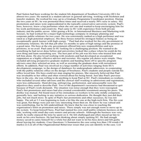 Paul Sutton had been working for the student life department of Southe.pdf