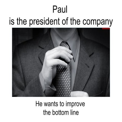Paul Wants To Improve Bottom Line1