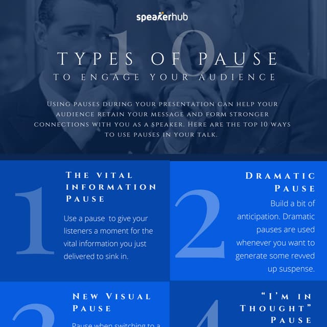 Public Speakers 10 Types of pauses and when to use them PDF