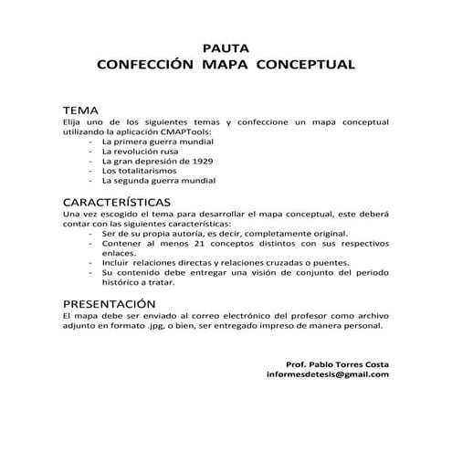 Pauta Mapa Conceptual
