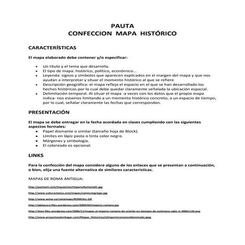 Pauta Mapa Histórico