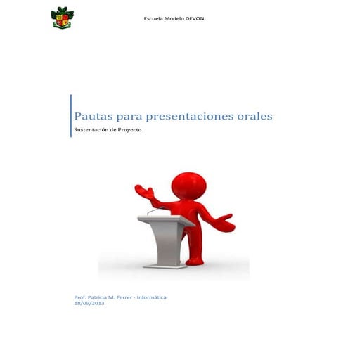 Presentación. Cómo preparar y presentar un seminario | PPTX