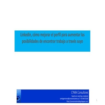 Cómo mejorar tu perfil en Likedin