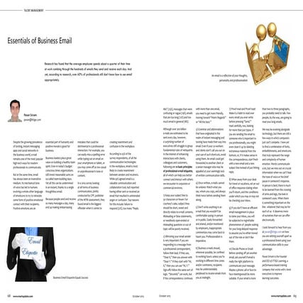 Essentials of Business Email