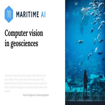 Computer Vision in Geosciences | PPT
