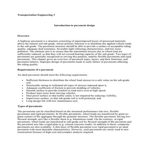 pavement design FOR DIPLOMA STUDENTS YEAR2