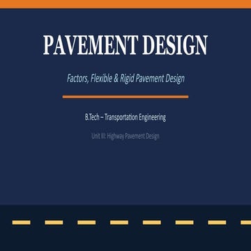 Ppt rcc road design | PPTX