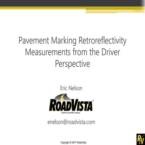 Pavement Marking Visibility from the Driver Perspective