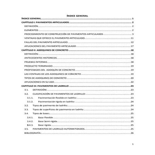 Pavimento articulado