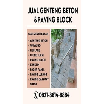 Keamanan Jalan dengan Paving Block Antilicin | PPT